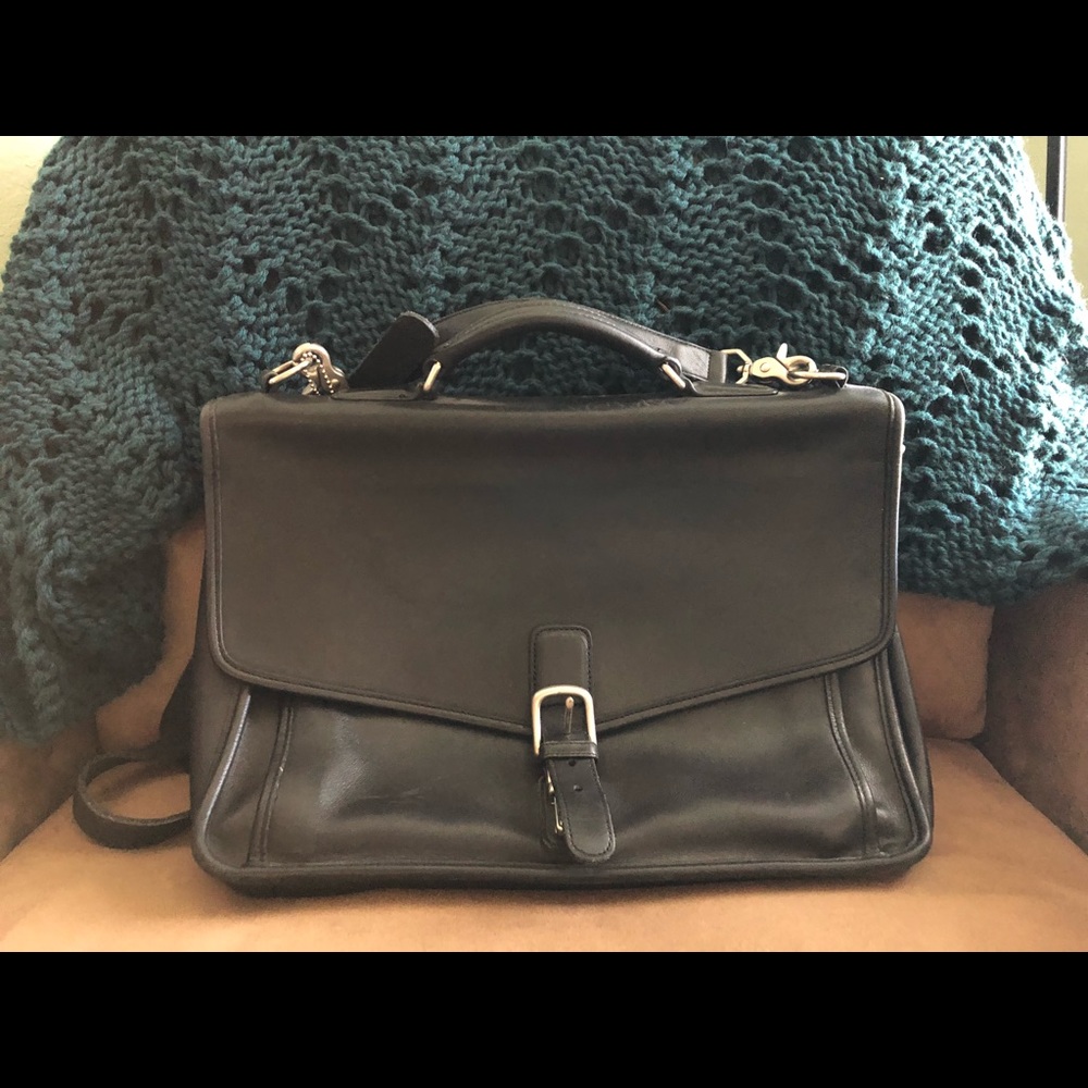 Coach medium size over the shoulder computer bag
